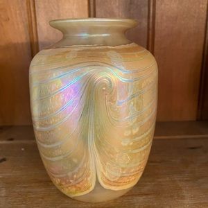 Iridescent vase